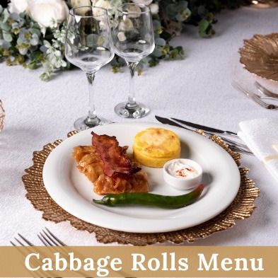 Cabbage Rolls Menu - Cernica Events