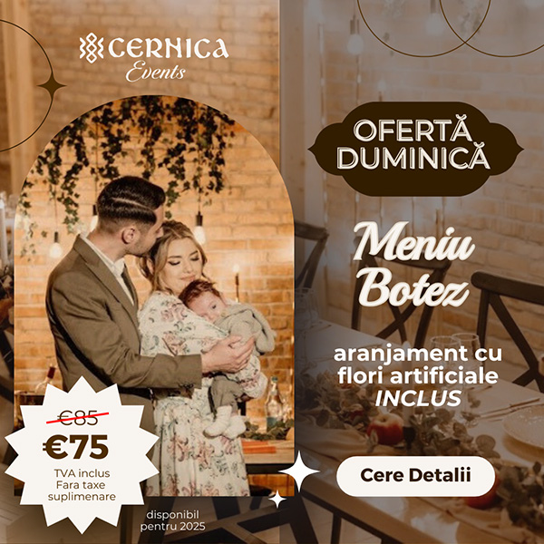 oferta meniu botez duminica